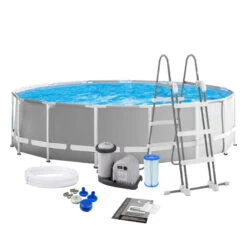 Piscina Intex Prisma Frame Gris Ø457x122cm -Piscinas Serie Tienda accesorios 26726 1