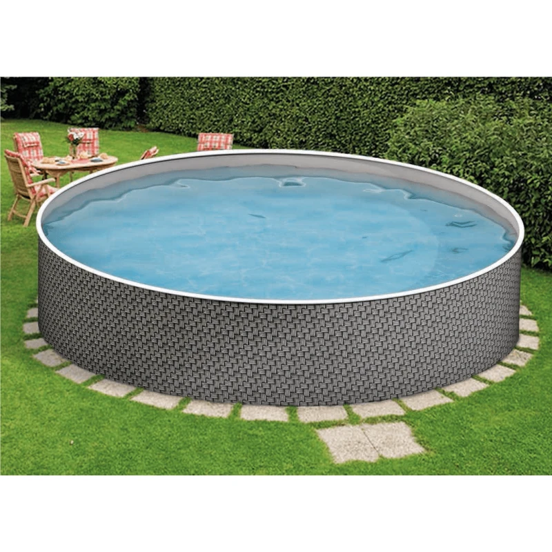 Piscina Rattan De Acero 3,6 X 1,2 M 5 Piscina Rattan De Acero 3,6 X 1,2 M - Imagen 4