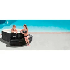 Intex Banco Hinchable Octogonal PureSpa 7 Intex Banco Hinchable Octogonal PureSpa -Piscinas Serie Tienda banco octogonalintex 28510 exposicion