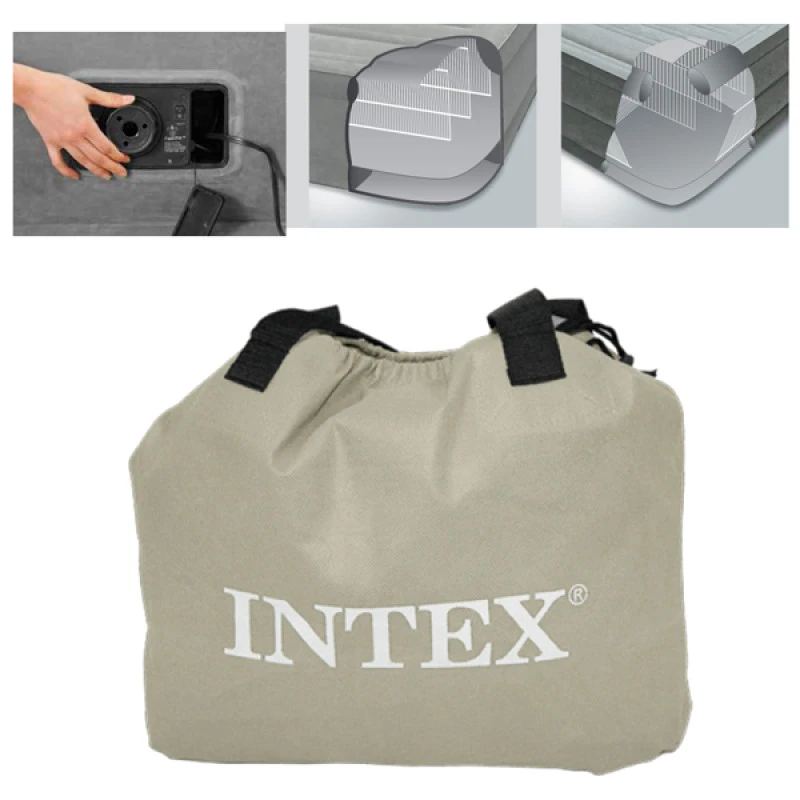 Intex Cama Dura-Beam Confort Plush 152x203x46 5 Intex Cama Dura-Beam Confort Plush 152x203x46 - Imagen 3