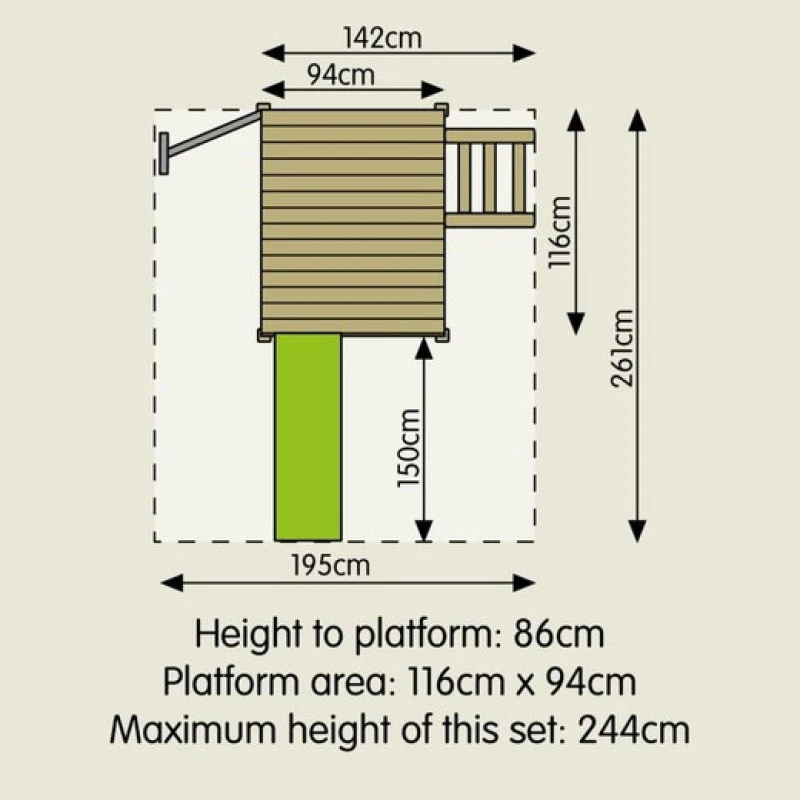 Casita Infantil TP Chalet 4 Casita Infantil TP Chalet - Imagen 2