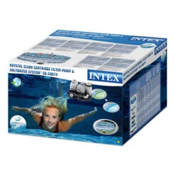 Combo Depuradora De Cartucho De Intex -Piscinas Serie Tienda combo depuradora cartucho clorador salino intex 28674 caja