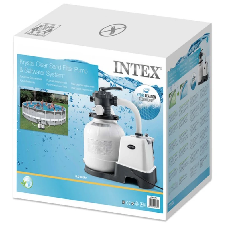 Intex Combo Filtro Arena + Clorador Salino 56.800L 26680 7 Intex Combo Filtro Arena + Clorador Salino 56.800L 26680 - Imagen 5