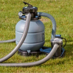 Piscina Desmontable Fidji Circular Gre -Piscinas Serie Tienda depuradora arena gre 1 5