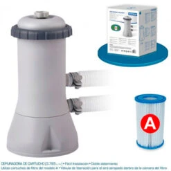 Intex Depuradora Cartucho Krystal 3.785 L/h 8 Intex Depuradora Cartucho Krystal 3.785 L/h -Piscinas Serie Tienda depuradora cartucho 3785lh pack