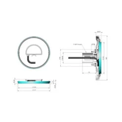 Foco LED Moonlight Blanco -Piscinas Serie Tienda dimensiones focos moonlight spectravision