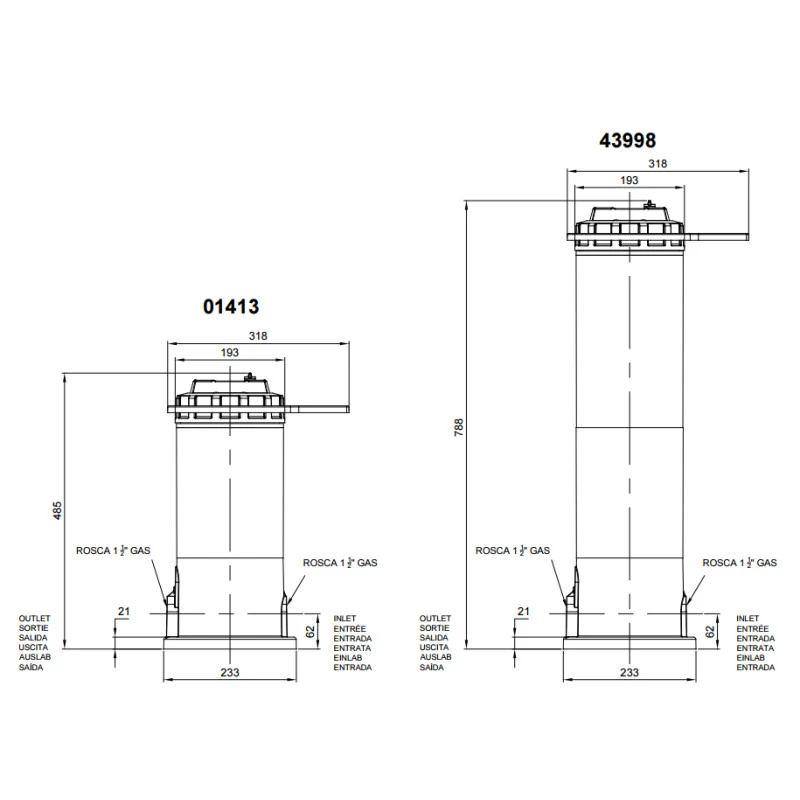 Dosificador Cloro / Bromo Off-line 4 Dosificador Cloro / Bromo Off-line - Imagen 2