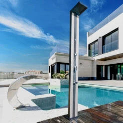 Ducha Solar Gre De Aluminio 38 Litros -Piscinas Serie Tienda dsalp38 00 20