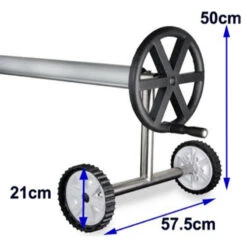 Enrollador Manta Piscina Telescópico Basic Duo 15 Enrollador Manta Piscina Telescópico Basic Duo -Piscinas Serie Tienda enrollador telescopico basic medidas 2