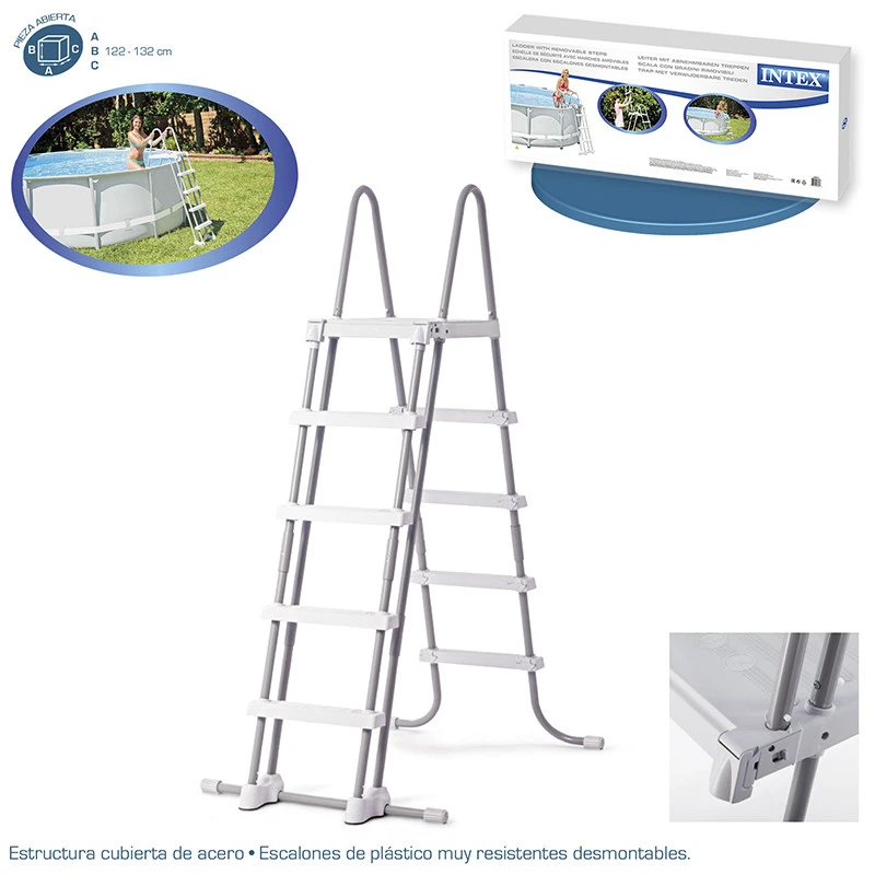 Escalera Intex Piscina 122-132 4 Escalera Intex Piscina 122-132 - Imagen 2