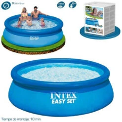 Piscina Hinchable Easy Set Intex Ø305x76 -Piscinas Serie Tienda especificaciones piscina. familiar easy jet 1