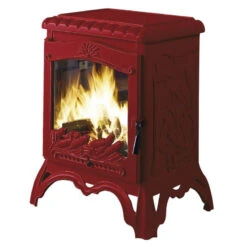 Estufa De Leña Chambord Invicta -Piscinas Serie Tienda estufa de le a chambord invicta rojo 1
