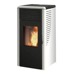 Estufa De Pellets Fusion 8 Kw -Piscinas Serie Tienda estufa pellets fusion 8 kw blanca f1