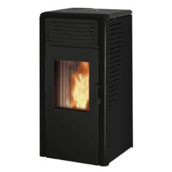 Estufa De Pellets Fusion 8 Kw -Piscinas Serie Tienda estufa pellets fusion 8 kw negra f1