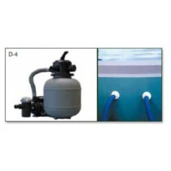 Piscina Iaso Tati Con Kit Filtración Y Accesorios -Piscinas Serie Tienda filtro nan 4 m3 h