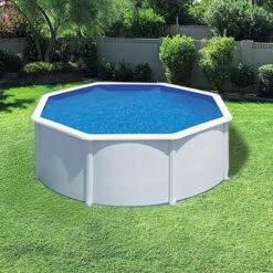 Piscina Desmontable Circular Gre Starpool 120cm -Piscinas Serie Tienda gre starpool circular blanca 120 300 exterior