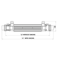 Intercambiador De Calor G2 Titanio Digital 9 Intercambiador De Calor G2 Titanio Digital -Piscinas Serie Tienda intercambiador calor elecro g2 digital medidas