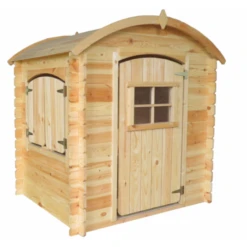 Casita Infantil De Madera De Pino -Piscinas Serie Tienda kt12808 3 1