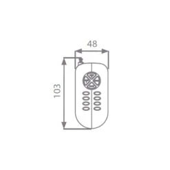 Foco Led RGB PAR 56 Con Marco Y Mando Astralpool -Piscinas Serie Tienda lampara par56 blanca marco mandoesquema