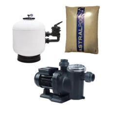Pack Bomba Sena, Filtro Skypool Y Material Filtrante -Piscinas Serie Tienda pack bomba filtro arena silex 3