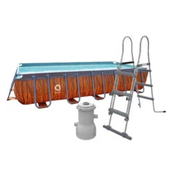 Jilong Piscina Frame Plus Wood 5,4 X 2,5 X 1 M