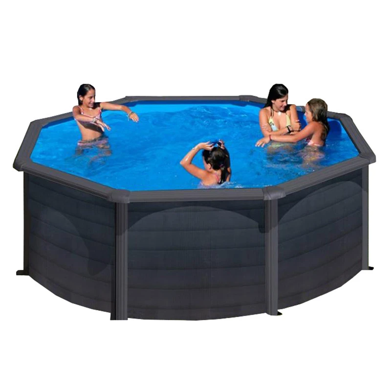 GRE Piscina Starpool Redonda Grafito 120 Cm 3 GRE Piscina Starpool Redonda Grafito 120 Cm