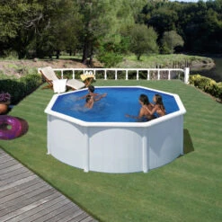 Piscina Desmontable Fidji Circular Gre -Piscinas Serie Tienda piscina madera gre fidji kit300eco