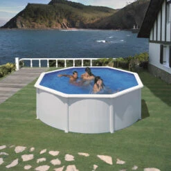 Piscina Desmontable Fidji Circular Gre -Piscinas Serie Tienda piscina madera gre fidji kit460eco