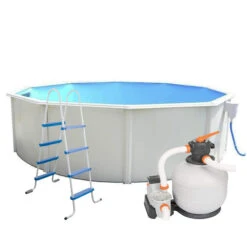 Piscina Circular Maliboo Con Depuradora De Arena 11.355 L/h