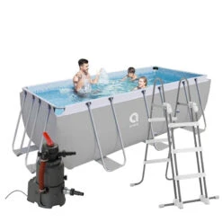 Jilong Piscina Rectangular Steel Frame 4x2x1m