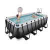 Piscina Black Limited 400x200x122cm -Piscinas Serie Tienda piscina exit de cuero negro muestra