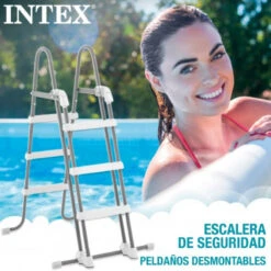Prisma Frame Intex 400 X 200 X 122 CM 12 Prisma Frame Intex 400 X 200 X 122 CM -Piscinas Serie Tienda prism frame intex escalera