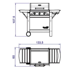 Barbacoa Grill A Gas Profy 3 Inox 5 Barbacoa Grill A Gas Profy 3 Inox -Piscinas Serie Tienda profy 3 2 inox 1