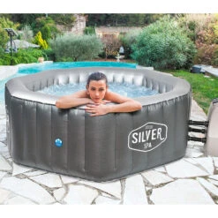 Spa Hinchable NetSpa Silver Poolstar -Piscinas Serie Tienda spa hinchable netspa silver para exterior