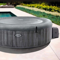 Spa Hinchable Intex Purespa Greywood 6 Personas -Piscinas Serie Tienda spa intex purespa greywood deluxe 6 cubierta